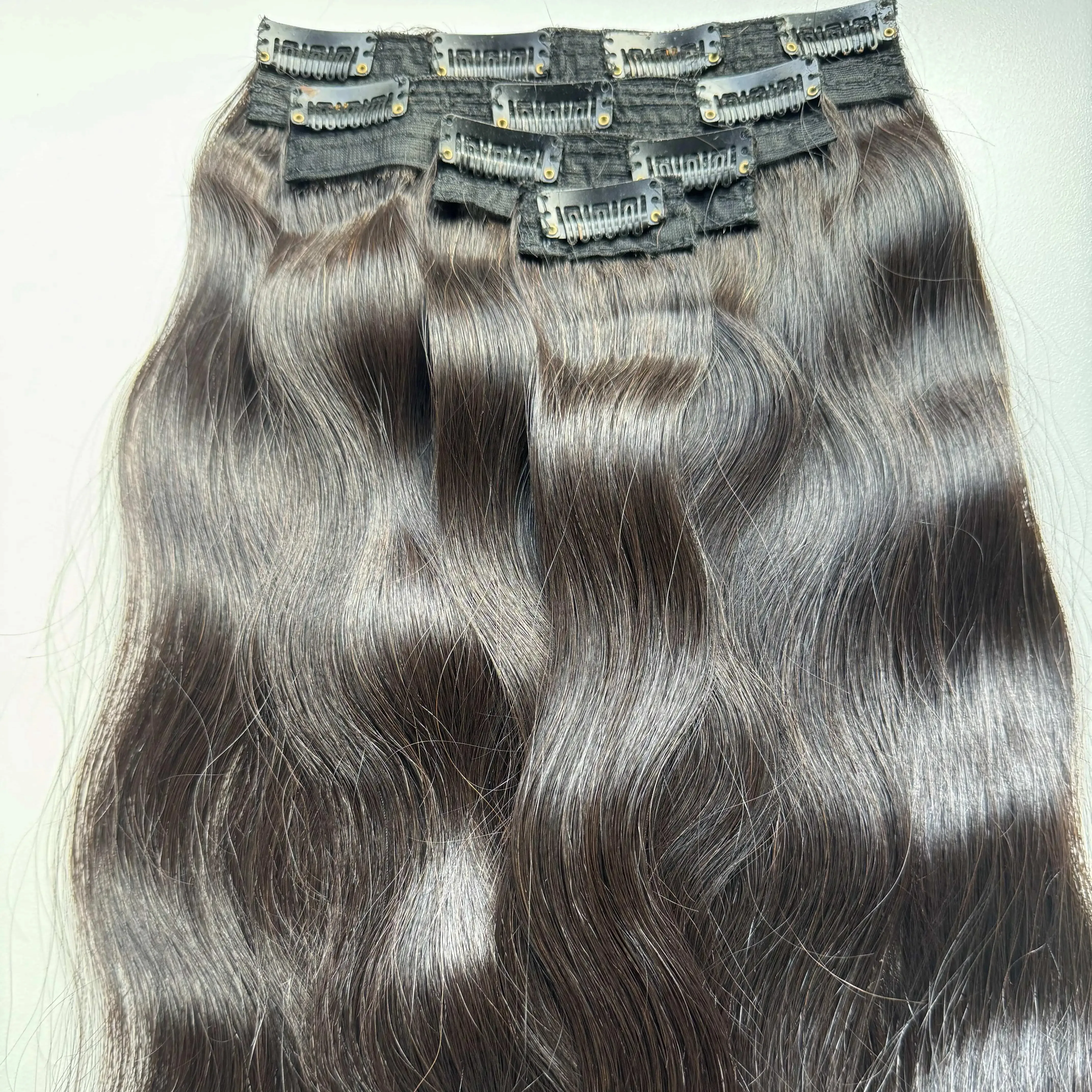 Chất lượng cao clip trong phần mở rộng tóc xoăn tóc con người clip trong phần mở rộng tóc