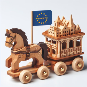 Modern eko-bilinç ile geleneksel oyun birleştiren ahşap oyuncaklar - Product Image 1