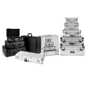 OEM ODM专业硬壳铝壳工具携带便携式工具箱接受标志印刷 - Product Image 5