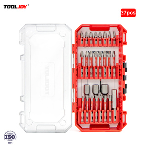 Tooljoy tùy chỉnh tác động <span class=keywords><strong>bit</strong></span> thiết lập 27pcs tuốc nơ vít <span class=keywords><strong>bit</strong></span> và ổ cắm Adapter OEM ODM Nhà máy cung cấp - Product Image 1