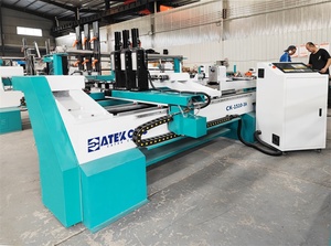 Tornio per la lavorazione del legno CNC a tre assi completamente automatico di carico e scarico per la stecca della piscina - Product Image 5