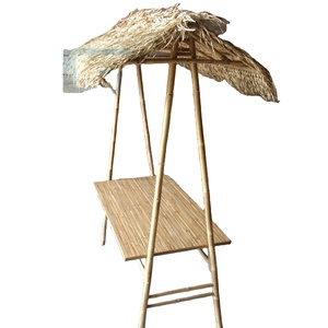 <strong>MARKET</strong> DISPLAY WITH THATCH ROOF COMPLETELY FOLDABLE (KNOCK DOWN) - Product Image 3