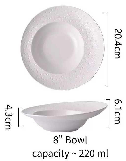 ชามขนาด 8 นิ้ว