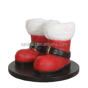 Santa Booths fotoğraf Op mors iskelet süs Boxer fiberglas paskalya noel cadılar bayramı tatil açık kapalı dekorasyon - Product Image 2