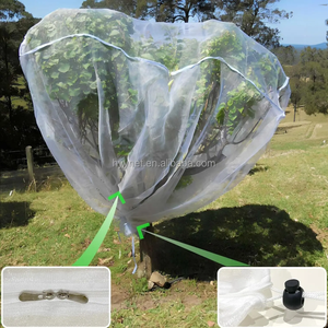 Reusable <strong>Tree</strong> Bug <strong>Net</strong> <strong>Cover</strong> with Zipper Drawstring Anti-insect for Protection <strong>Tree</strong> - Product Image 1