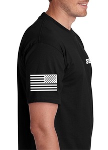 OEM Summer Printing Logo Safety <strong>T</strong> Shirt 100% Cotton Classic Fit Security Guard Shirts Workwear <strong>T</strong>-Shirt Casual Red Polos - Product Image 6