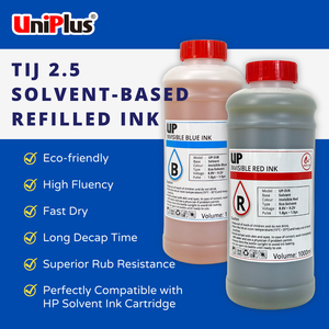 Uniplus TIJ2.5溶剤ベースのインビジブルブルーインク、インビジブルレッドインク1000ml - Product Image 6
