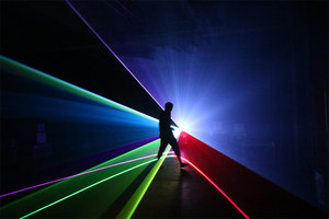 15W &amp; 20W Laser Disco Lights Android &amp; <strong>IOS</strong> <strong>App</strong> <strong>Controlled</strong> RGB 3D Animation &amp; Line Patterns Effects Blue &amp; Red Beam Power - Product Image 5