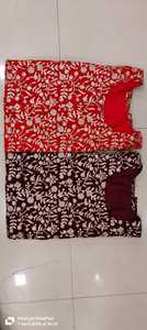 Georgette rus Plazo Gharara ön arka nakış, Zarkan taşlar, ağır Dupatta ve çanta trend ve şık ile Set - Product Image 3