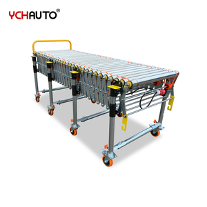 Transportador de rodillos flexible Línea de carga Caja de descarga con ajuste de velocidad Transportador de correa O portátil para contenedor - Product Image 4