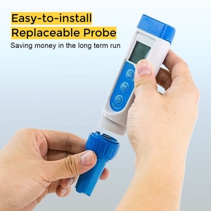 Bút chính xác loại <span class=keywords><strong>PH</strong></span> <span class=keywords><strong>meter</strong></span> với LCD Backlit CE chứng nhận kỹ thuật số <span class=keywords><strong>pH</strong></span> Tester cho Fish Tank nuôi trồng thủy canh nước giải khát - Product Image 4