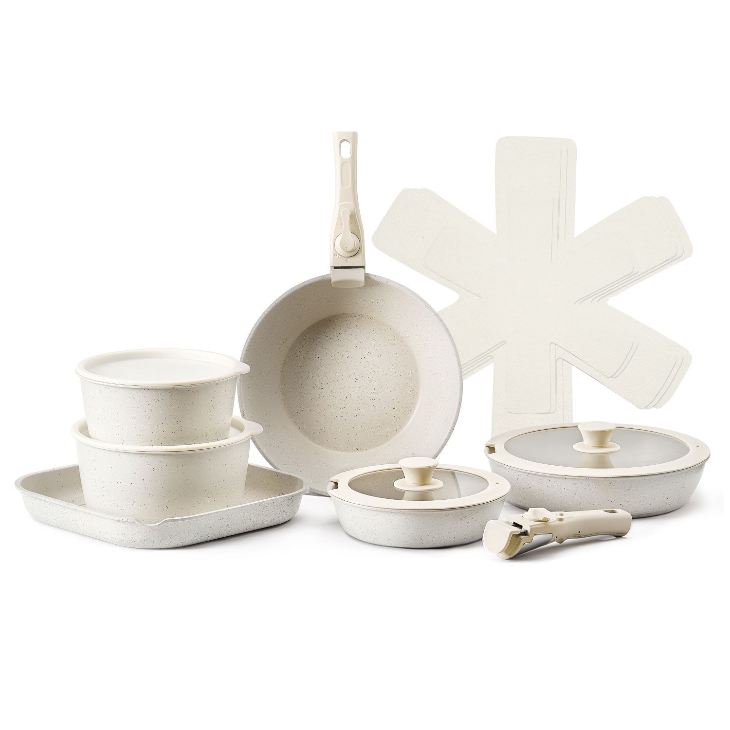 White Detachable Handle Color