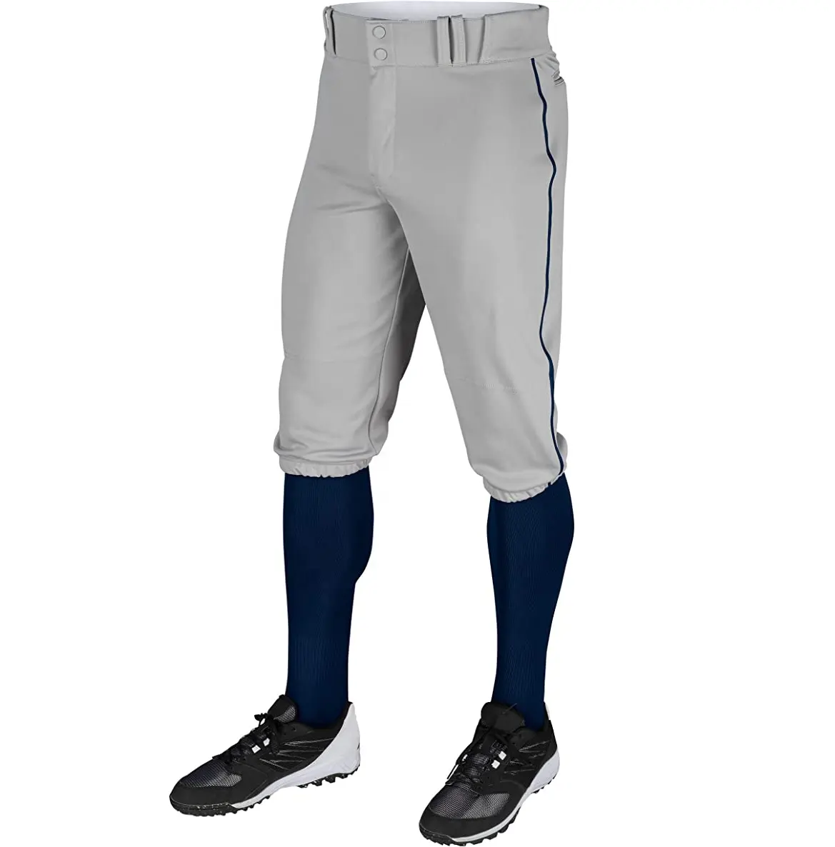 Pantalon de base-ball avec passepoil latéral en Polyester, pantalon de base-ball Triple couronne à fond ouvert pour homme