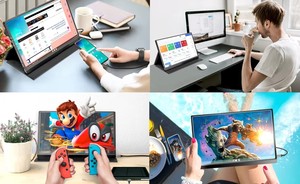 14/15. Monitor portátil de 6/16 pulgadas USB C HDMI 1080p/1200P/4K Extensor de pantalla de computadora portátil para estudio y clases en línea - Product Image 3