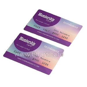 High Quality PVC Membership Card Elegant Attractive Patterns Smooth Finishing NFC RFID Available Whole Sale Metal QR <strong>Code</strong> - Product Image 2