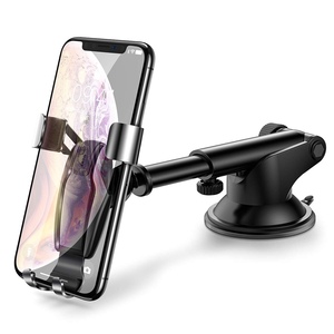 LISEN Gravity <strong>Auto</strong>-Clamping Dashboard Cell Phone Holder One-Hand Operation Car <strong>Cradle</strong> Mount for All 4-7'' Smartphones - Product Image 1