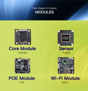 Sistema de cámara CCTV Módulos PoE Precio de fábrica Reconocimiento facial Cámara de detección de movimiento IP artificial 5mp