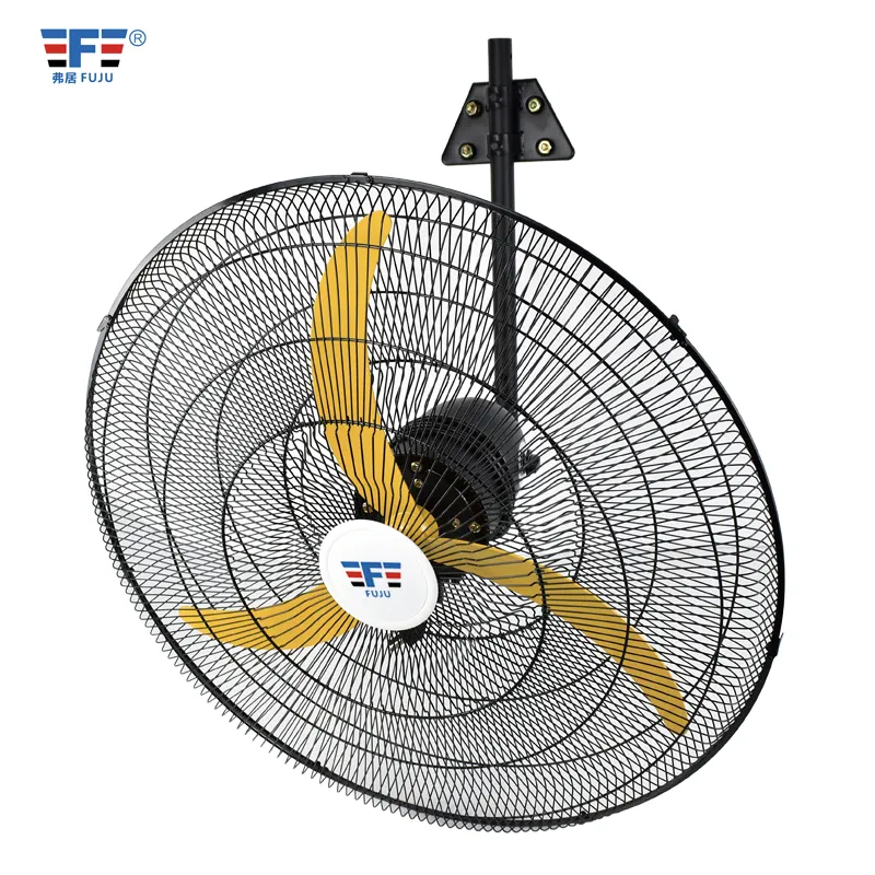 Ventilateur de plafond industriel de haute qualité, 650mm, oscillant, monté au mur, refroidissement par air, ventilateur commercial