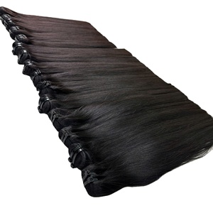 ผมต่อแบบคลิปหนีบผมคน100% เวียดนามสไตล์หยิกเป็นลอน - Product Image 1