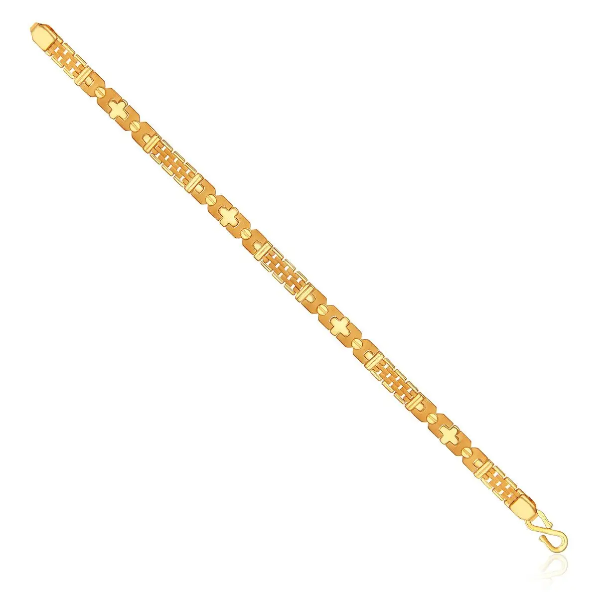 Braccialetti da uomo 14K dall'aspetto di classe di nuova moda per bracciale in oro inossidabile da uomo hiphop di tendenza in oro di alta qualità a basso prezzo