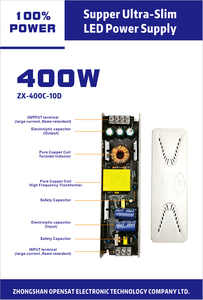 OPENSAT 12V 400W LED-Netzteil <span class=keywords><strong>Universal</strong></span> eingang AC 100-240V LED-Treiber Hochspannungs-LED-Netzteil