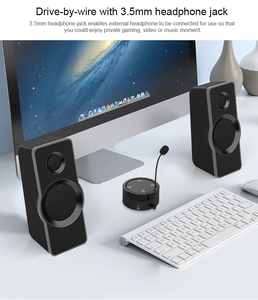 Venta caliente buen sonido fácil de contactar TV con cable útil sistema de juegos popular computadora de escritorio de gama alta 2,0 PC altavoz Bluetooth - Product Image 2