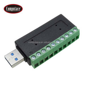 10Pin ขั้วต่อตัวผู้ปลั๊กอะแดปเตอร์สีดำและสีเขียว3.0 USB ชนิดอะแดปเตอร์ขั้วตัวผู้ - Product Image 1