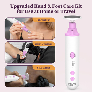 8-in-1 đa chức năng làm móng tay móng chân di động đánh bóng móng tay USB sạc điện móng tay tập tin Kit máy khoan móng tay - Product Image 6