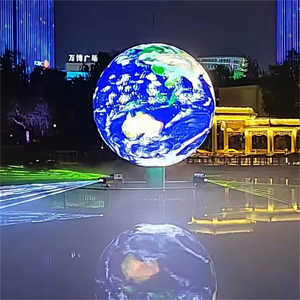 Schermo 3D Display a sfera a LED per interni ed esterni pubblicità rotonda a Led modulo a sfera Set di schermo flessibile sferico con schermo a Led - Product Image 5