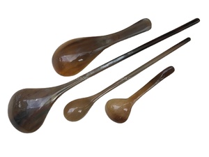 优质水牛角勺牛汤和咖啡餐具派对餐具畅销优质牛角勺 - Product Image 2