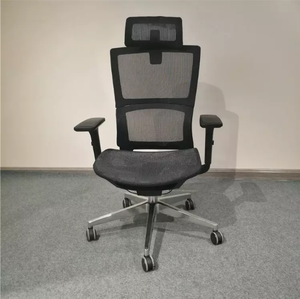 Trắng văn phòng Máy Trạm Wall Mount thanh lịch hành chính vải Mạng Ông Chủ Ergonomic Máy tính chơi Game ghế - Product Image 4