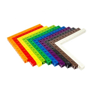 GD sıcak eğlenceli 200 adet 10 renk 2CM bağlantı küp öğrenme okul öncesi oyuncak yapı taşları - Product Image 3