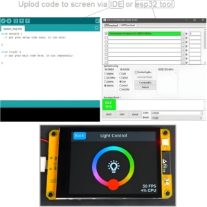 ESP32 3,2-Zoll-TFT-LCD-Anzeigemodul mit Touch ST7789P3-Treiber, XPT2046-Touch-Controller