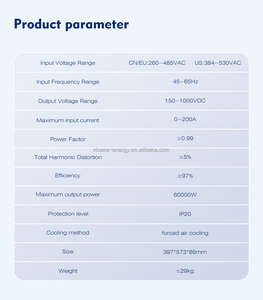 60kW High Voltage EV Charger Module | SiC AC/DC Converter | 220V <strong>Input</strong> 1000V <strong>Output</strong> - Product Image 4