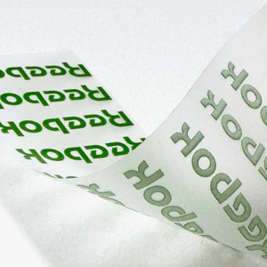 Quan Chi Custom Rectangle Pattern Nylon Ink &amp; Paper Heat Transfer Printing for Garment Labels Made in Vietnam - Product Image 2