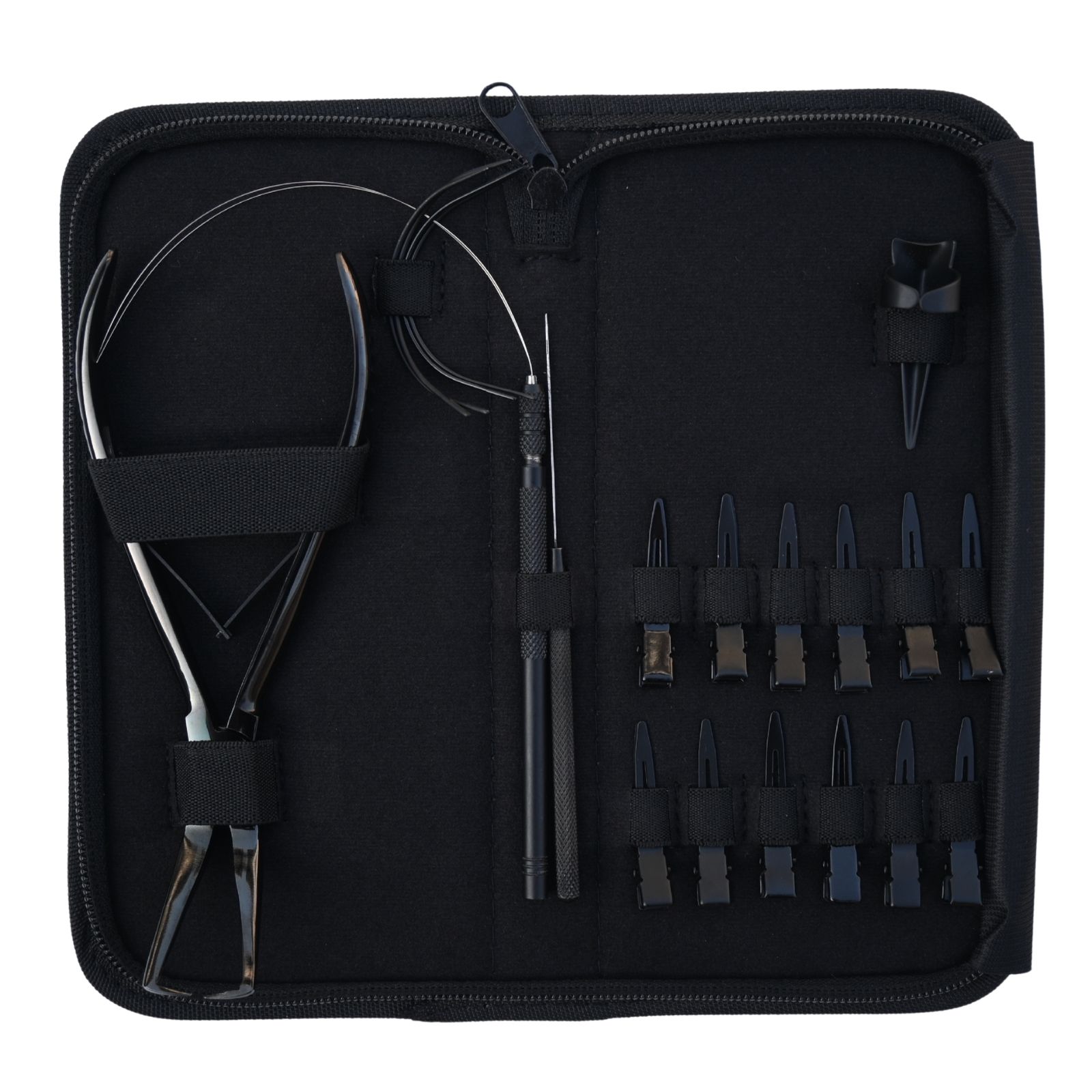 Kit de herramientas para extensiones de cabello Black 1