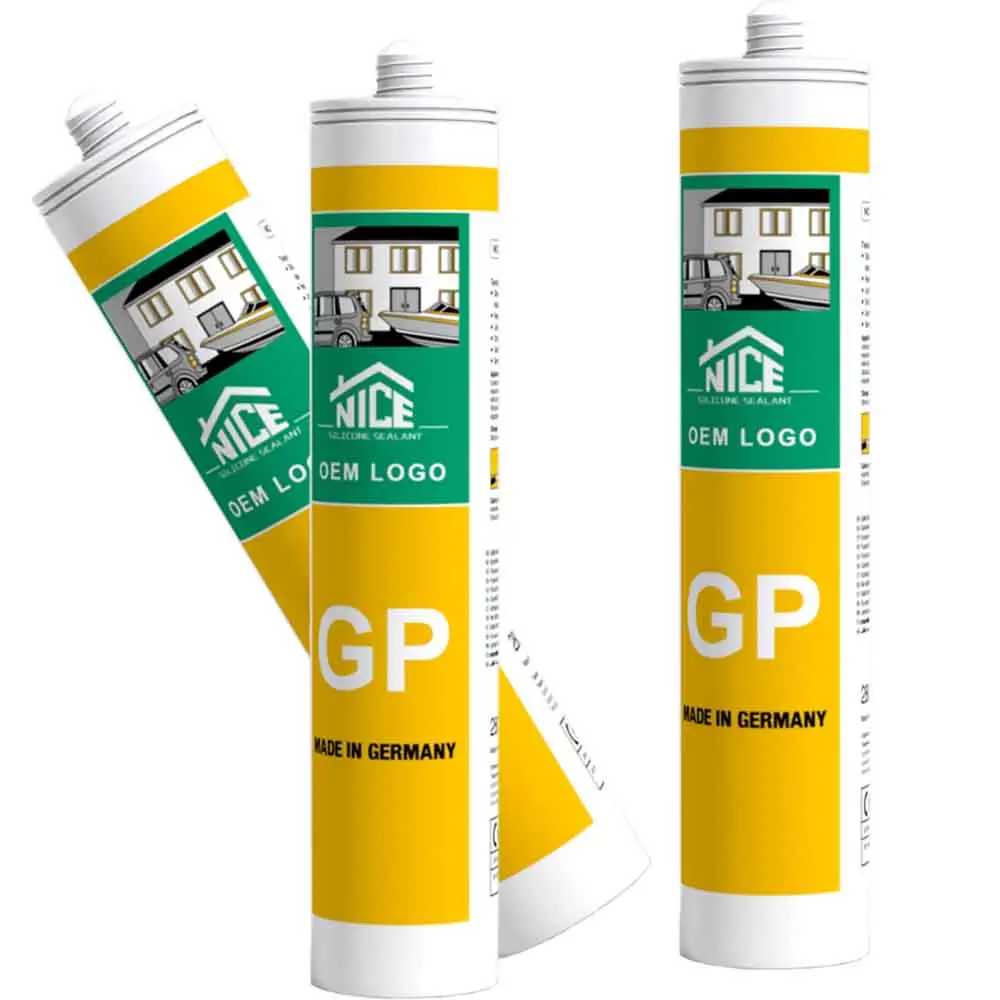 Sigillante siliconico adesivo di vendita calda sigillante siliconico impermeabile GP per uso generale per la cucina del bagno