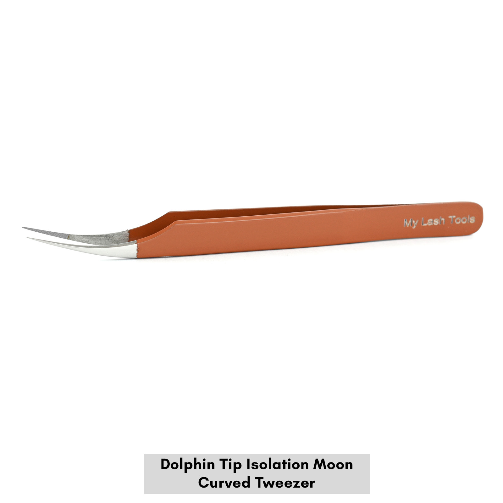 Dolphin Tip Isolation Moon Curved Tweezer