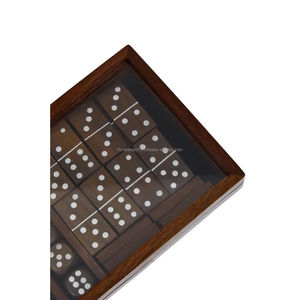 Yüksek kaliteli ahşap çocuklar eğitim interaktif XO satranç oyunu çevre dostu güvenli boya ahşap bulmaca Tic Tac ayak kurulu - Product Image 5