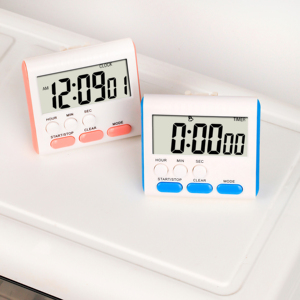 24 ore timer digitale digitale in plastica digitale conto alla rovescia timer frigo magnete sveglia - Product Image 2