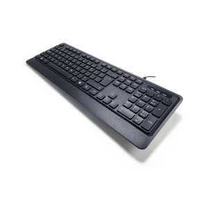 Teclado USB ergonómico Chocolate Keycap Nuevo diseño de perfil bajo con tecla AI para Windows PC Membrana Estilo de operación