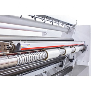 High Speed Label Sticker Adhesive Paper Jumbo Roll to Small Roll Slitting Rewinding Machine