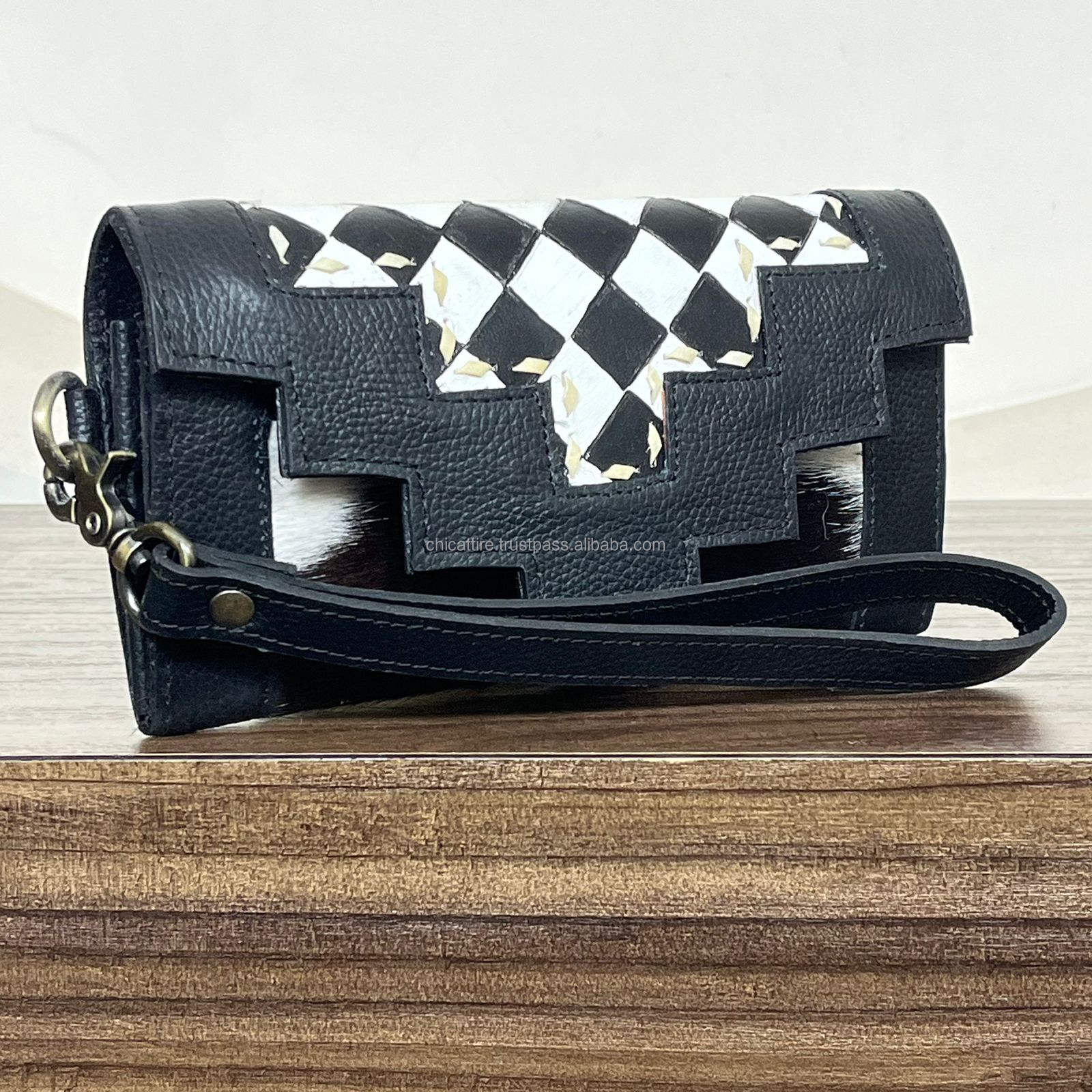 White & Black Checkered