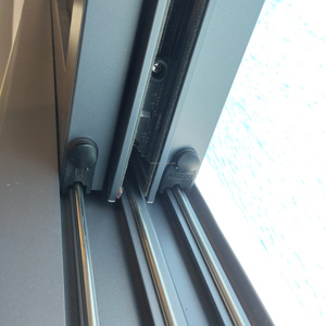 Marco de ventana de aluminio con diseño de vidrio, ventana deslizante para oficina, precio de España - Product Image 5