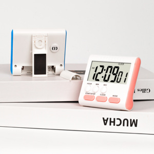 24 ore timer digitale digitale in plastica digitale conto alla rovescia timer frigo magnete sveglia - Product Image 3