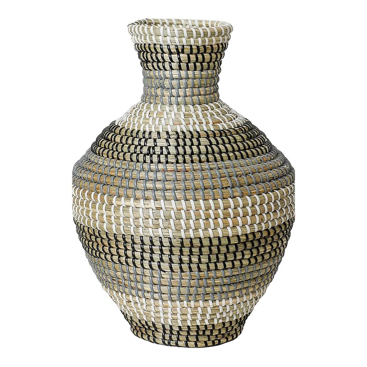 Melhor Venda Natural de vime rattan palha do plâncton vegetal VASOS de DECORAÇÃO Para Decoração de Casa Por Atacado