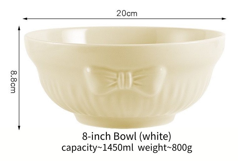 8" Bowl (white)