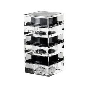 (FQB05-4)<span class=keywords><strong>5ml</strong></span> Square Clear stapelbare Kosmetik gläser