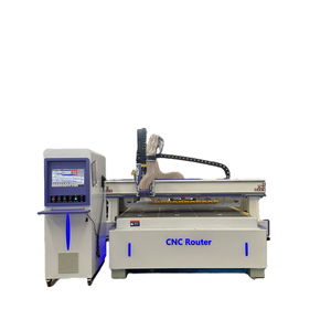 Cambiador de herramientas automático lineal de 4x8 pies, máquina para fabricar puertas de armarios para muebles de madera, línea de enrutador CNC anidado - Product Image 2