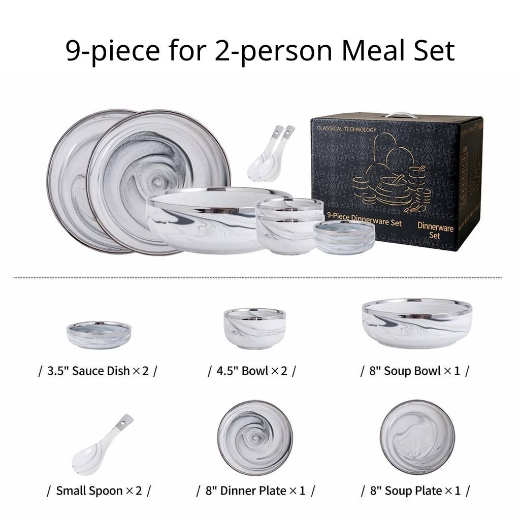 9-piece for 2-person Meal Set